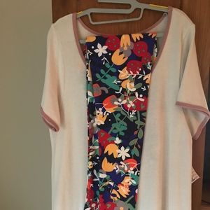 NWT LuLaRoe Classic T and EUC TC Leggings Bundle